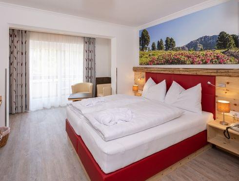 Doppelzimmer, Familienzimmer und Appartements im Hotel Almrausch