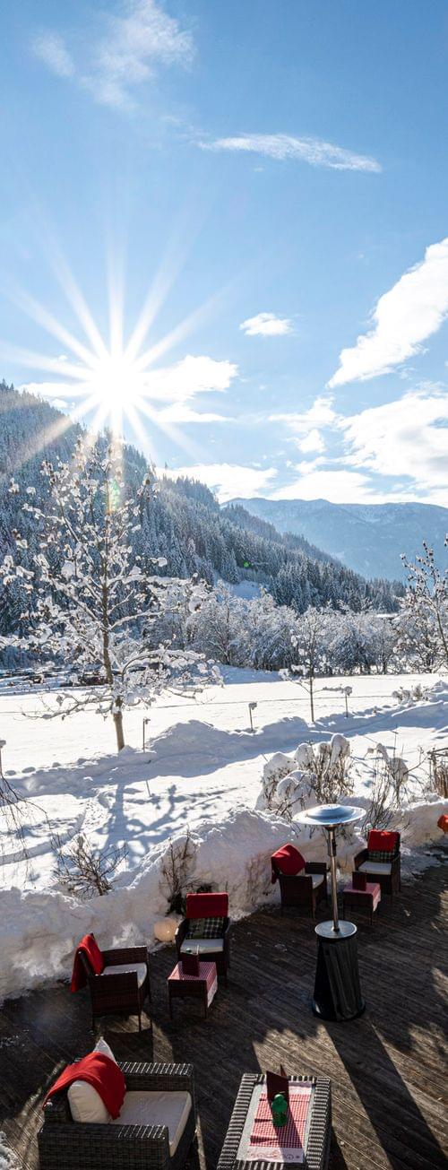 Skihotel direkt an der Piste mit Pool